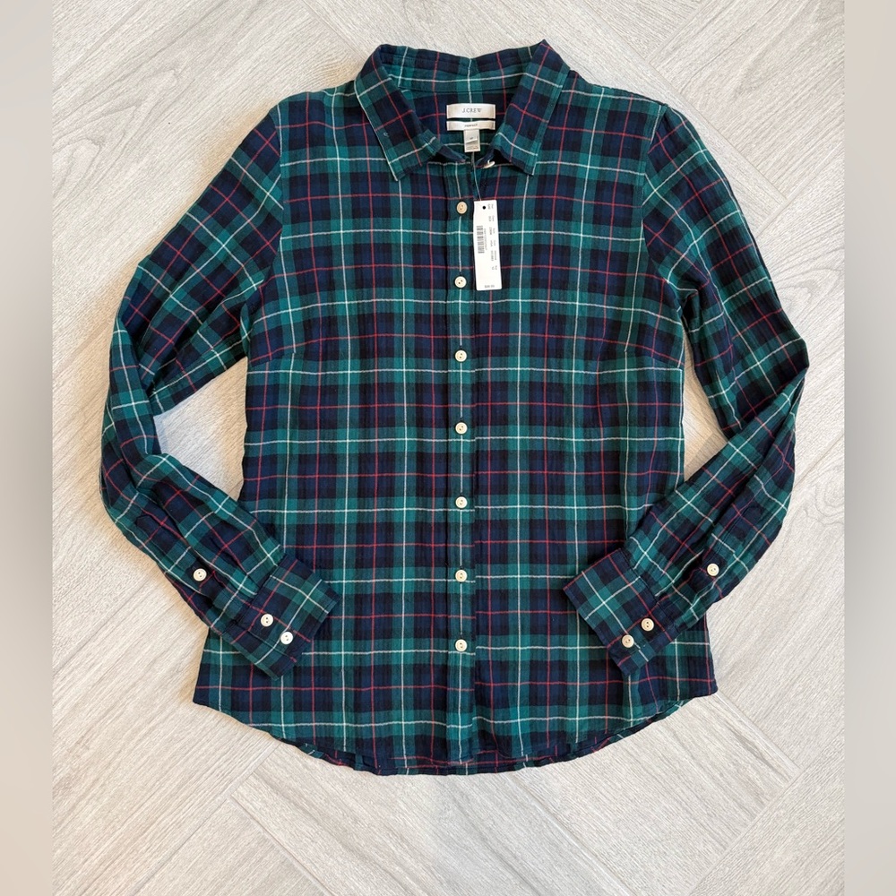 NWT J. Crew Perfect Button Down